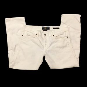 Lucky Brand White Sienna Tomboy Crop Jeans in good used condition